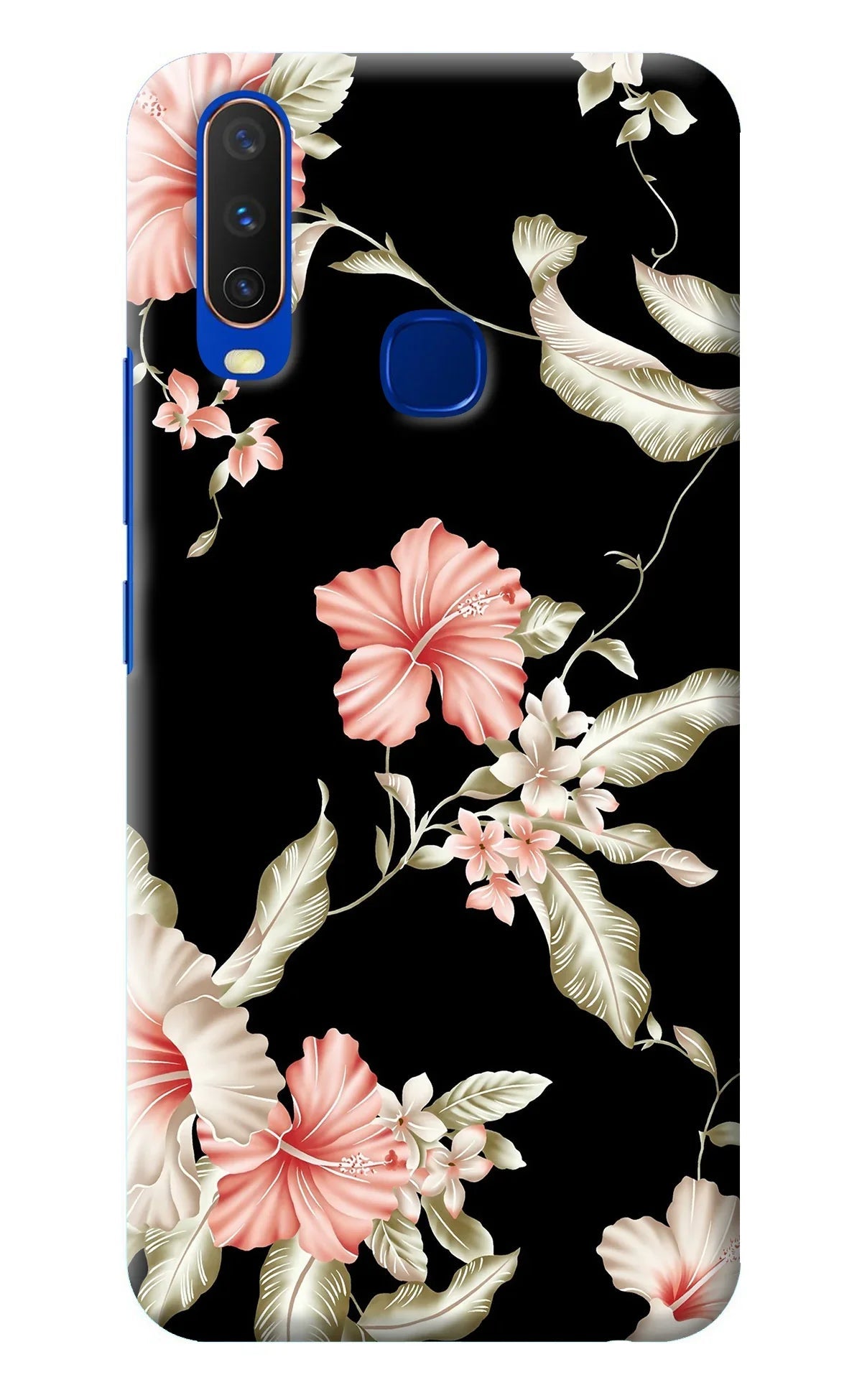 Flowers Vivo Y15/Y17 Back Cover