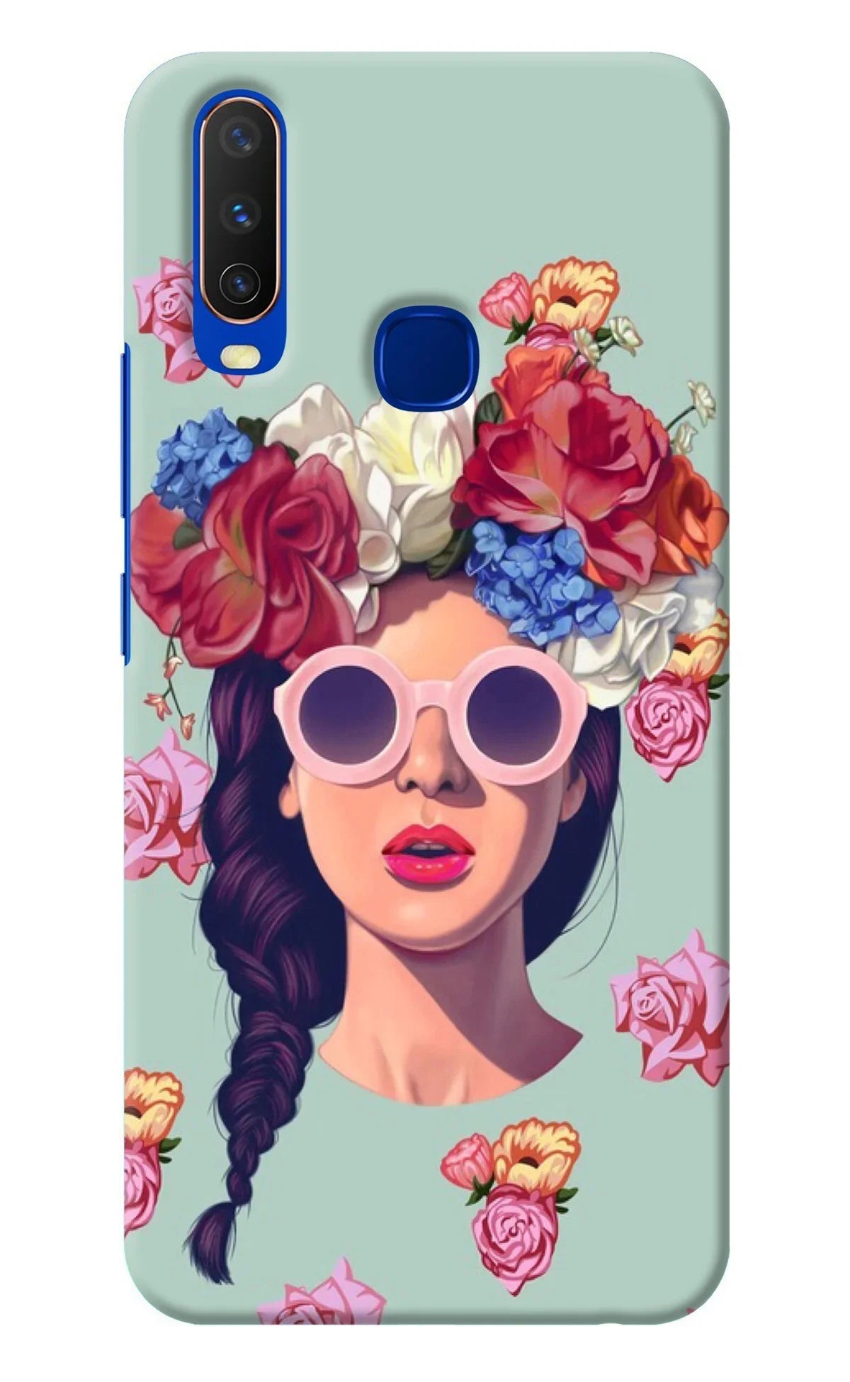 Pretty Girl Vivo Y15/Y17 Back Cover