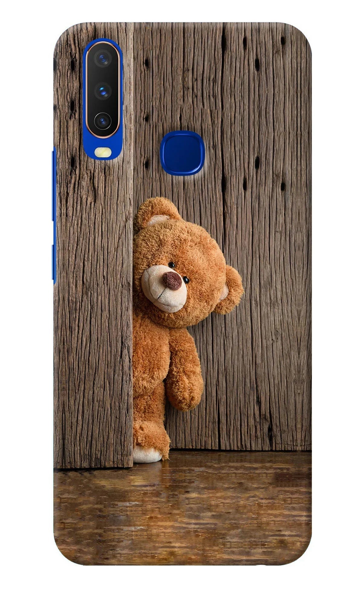 Teddy Wooden Vivo Y15/Y17 Back Cover