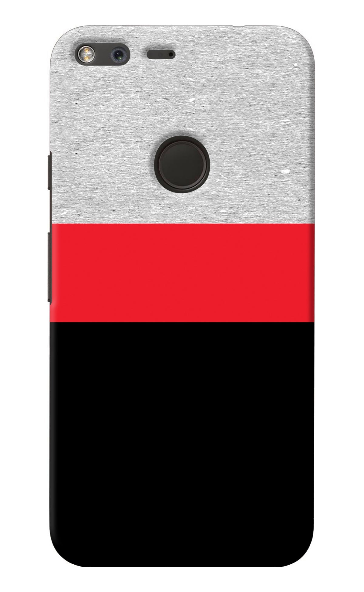 Tri Color Pattern Google Pixel XL Back Cover