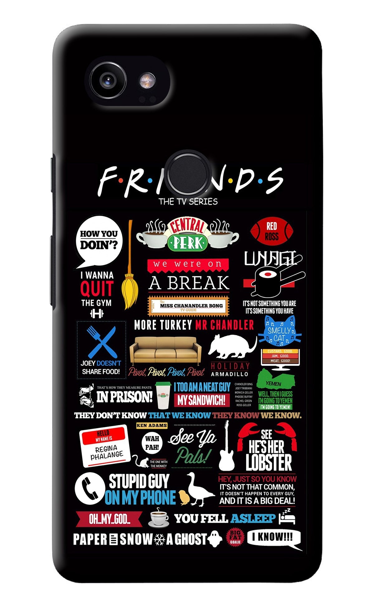 FRIENDS Google Pixel 2 XL Back Cover