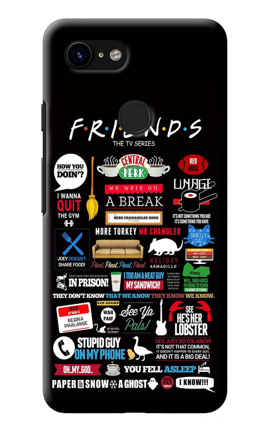 FRIENDS Google Pixel 3 Back Cover
