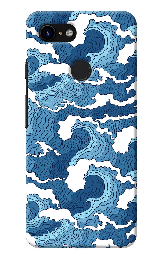 Blue Waves Google Pixel 3 Back Cover