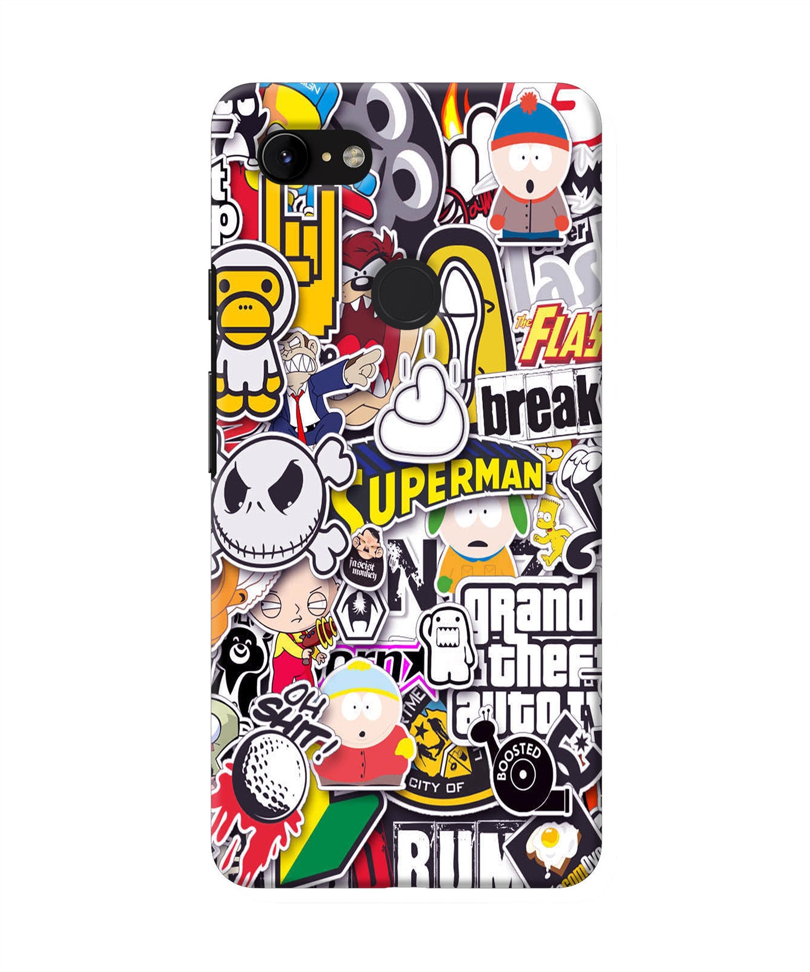 Sticker Bomb Google Pixel 3 XL Back Cover