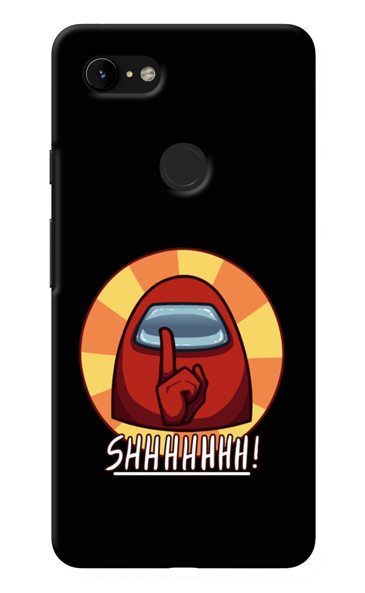 Among Us Shhh! Google Pixel 3 XL Back Cover