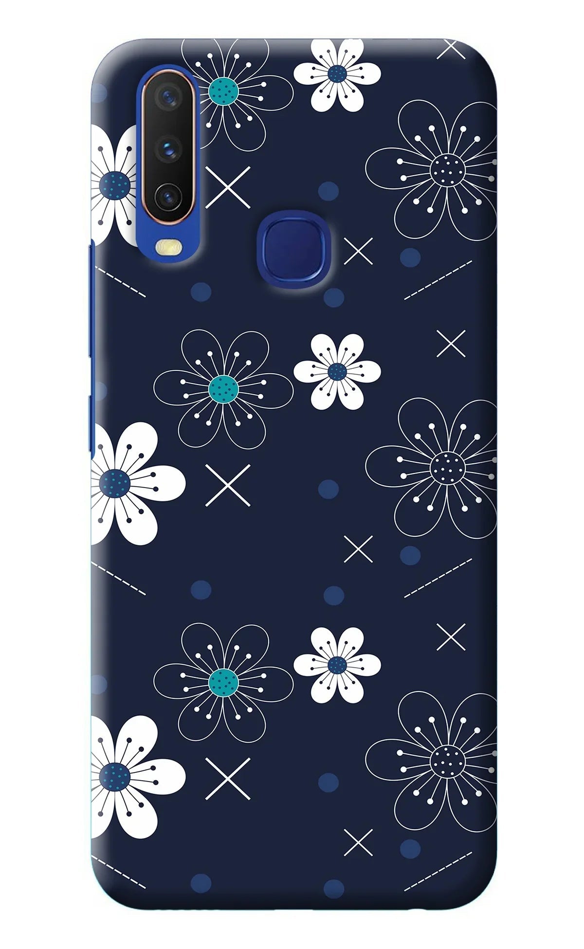 Flowers Vivo Y11/Y12/U10 Back Cover