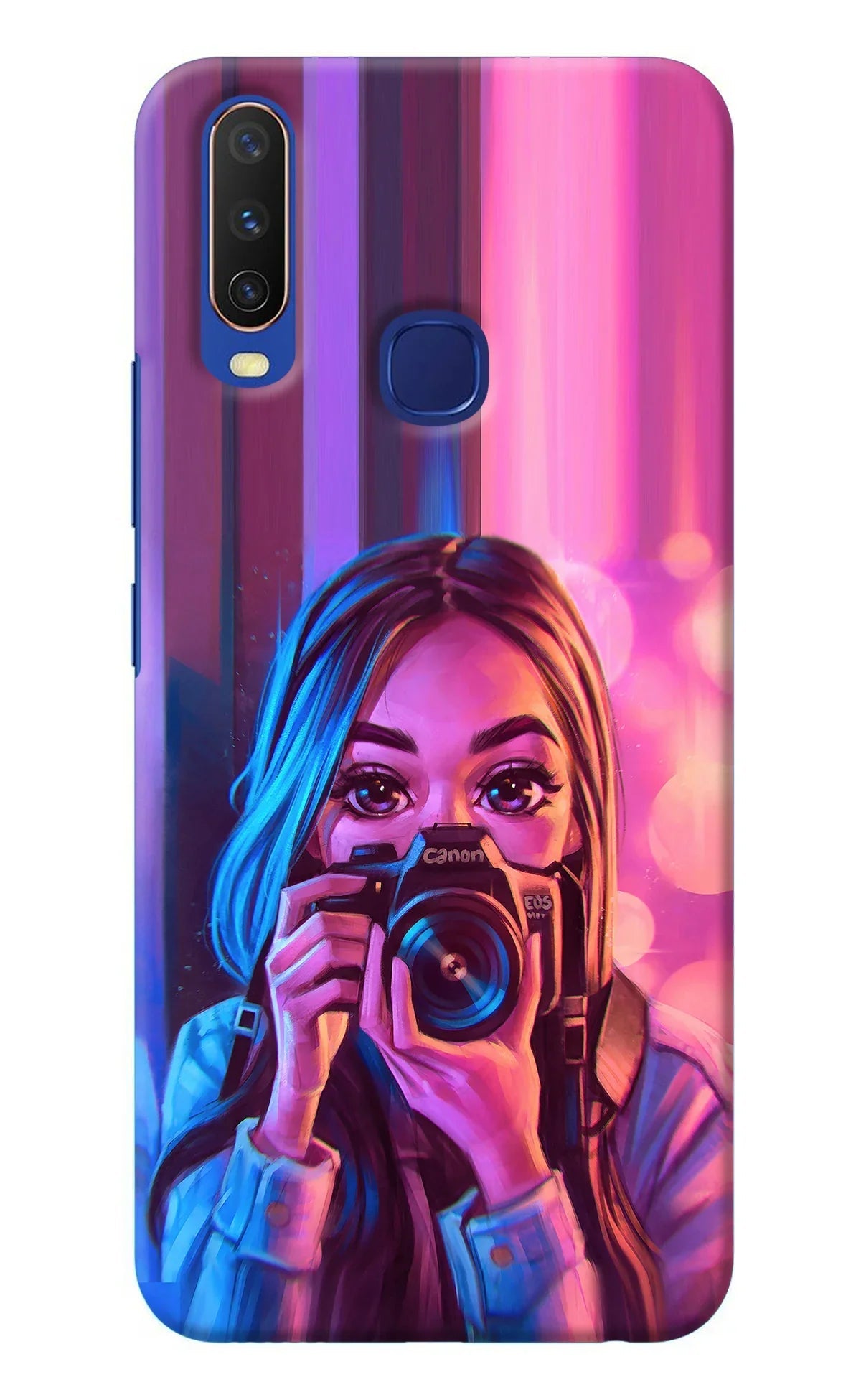 Girl Photographer Vivo Y11/Y12/U10 Back Cover