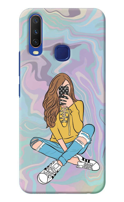 Selfie Girl Vivo Y11/Y12/U10 Back Cover