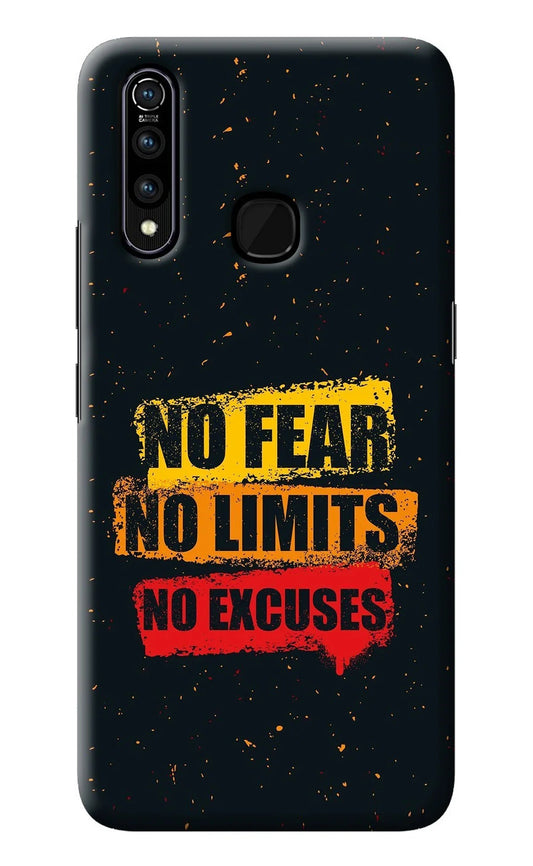 No Fear No Limits No Excuse Vivo Z1 Pro Back Cover