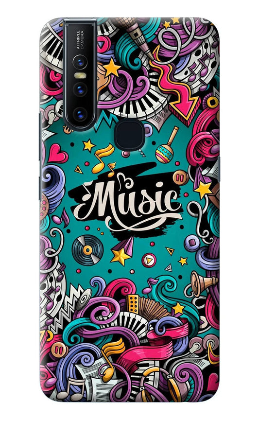 Music Graffiti Vivo V15 Back Cover
