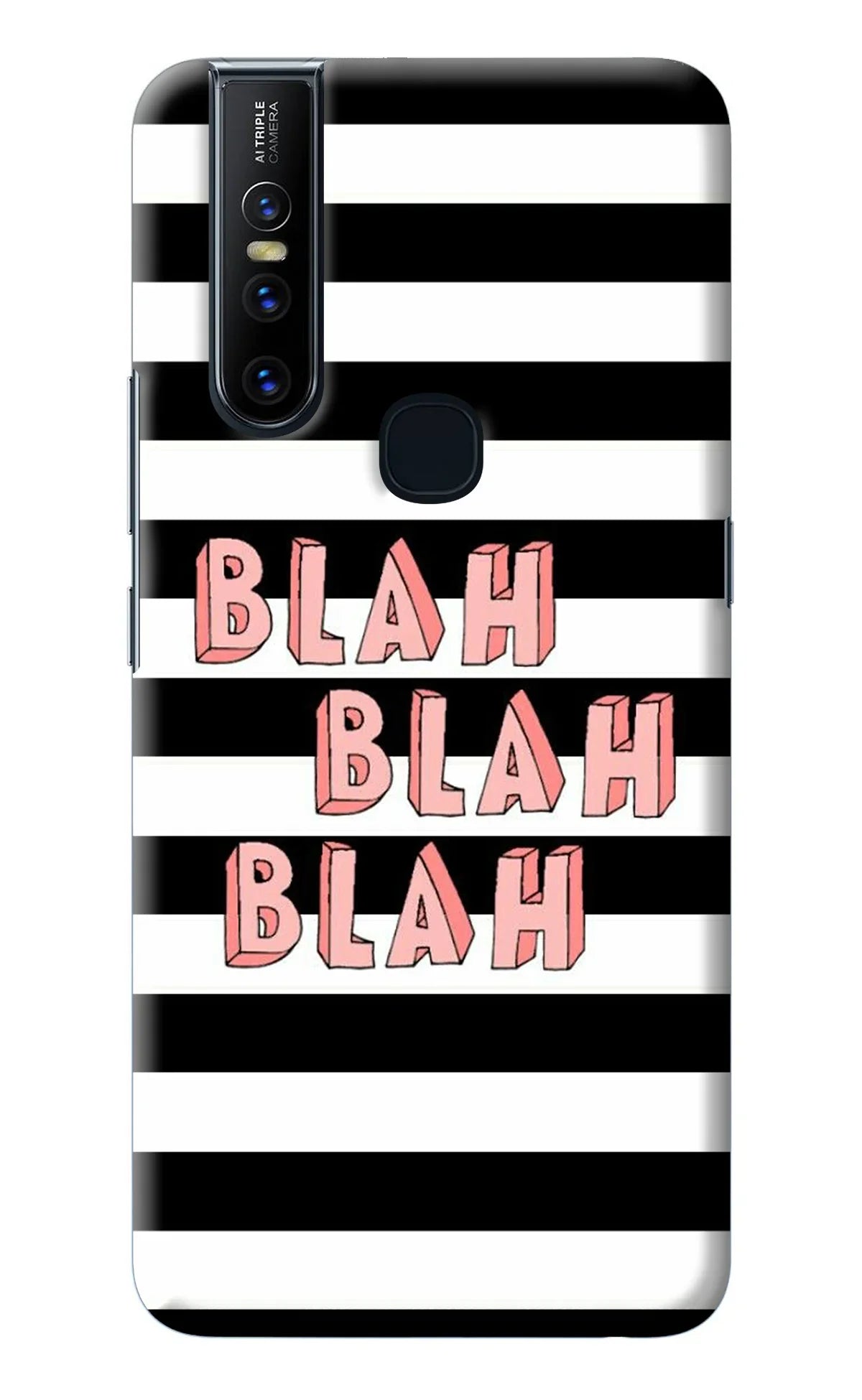 Blah Blah Blah Vivo V15 Back Cover