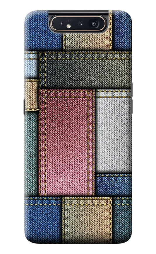 Multicolor Jeans Samsung A80 Back Cover