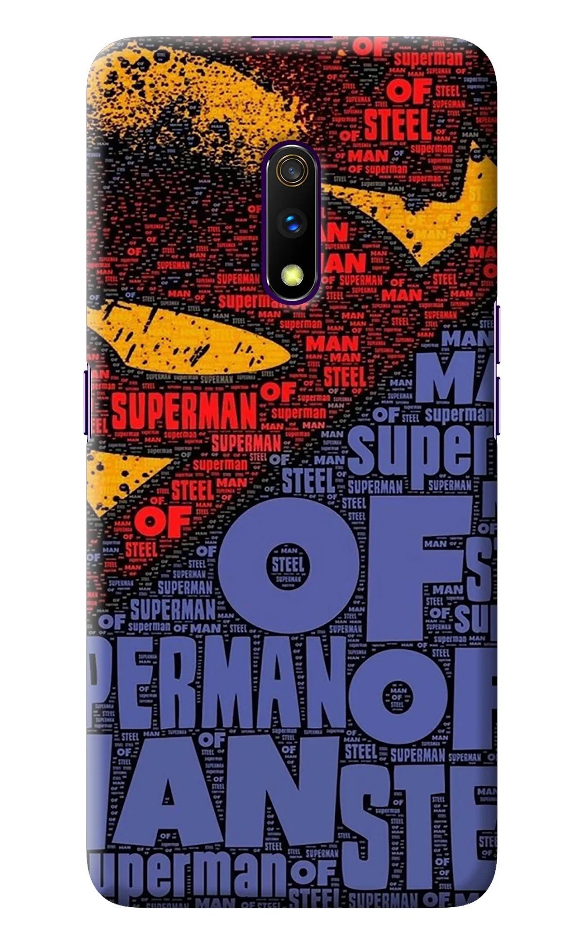Superman Realme X Back Cover