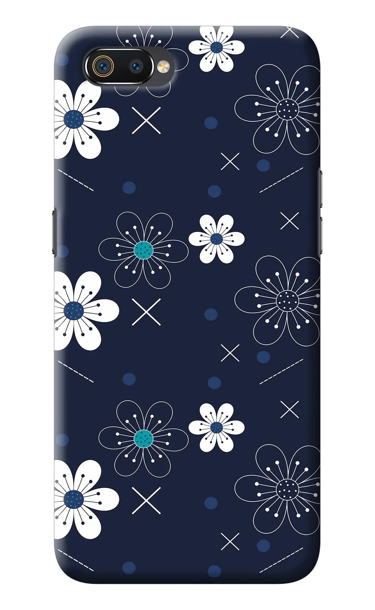 Flowers Realme C2 Back Cover