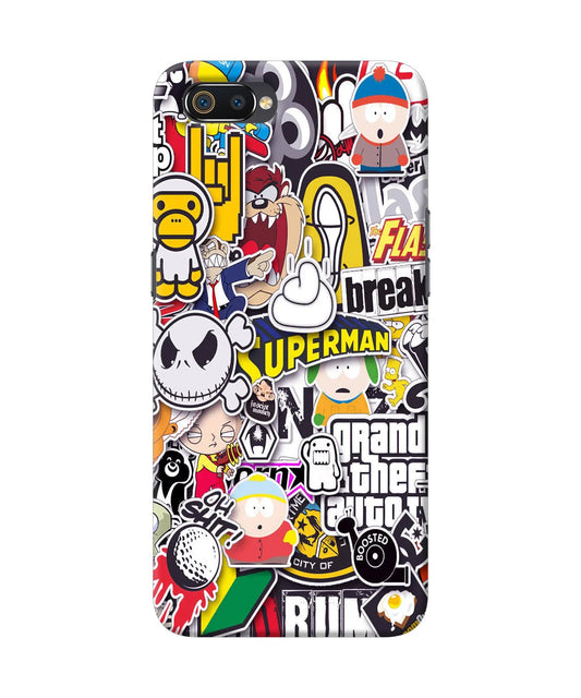Sticker Bomb Realme C2 Back Cover