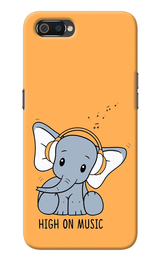 High On Music Realme C2 Back Cover