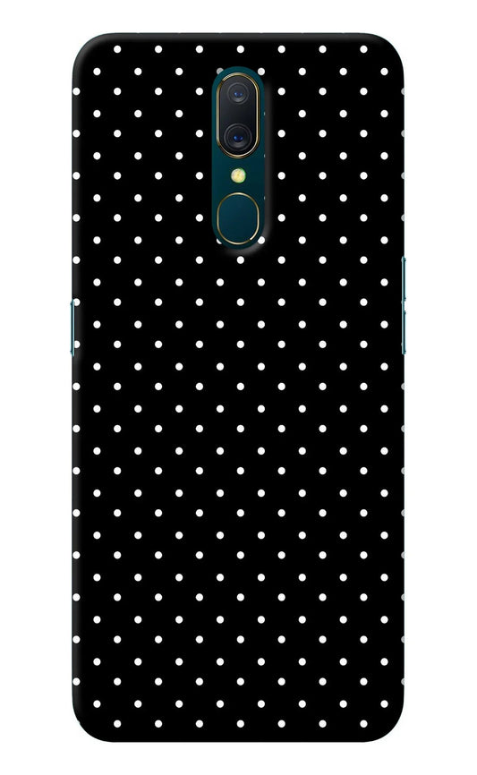White Dots Oppo A9 Back Cover