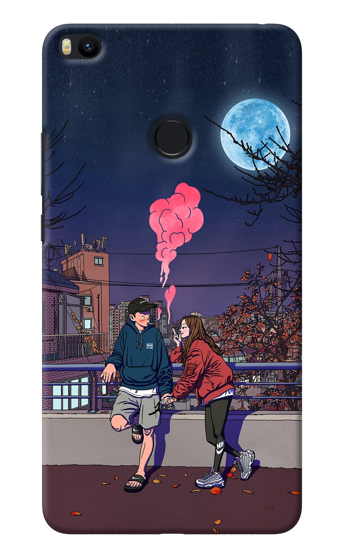 Chilling Couple Mi Max 2 Back Cover