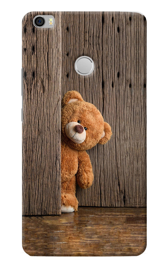 Teddy Wooden Mi Max Back Cover