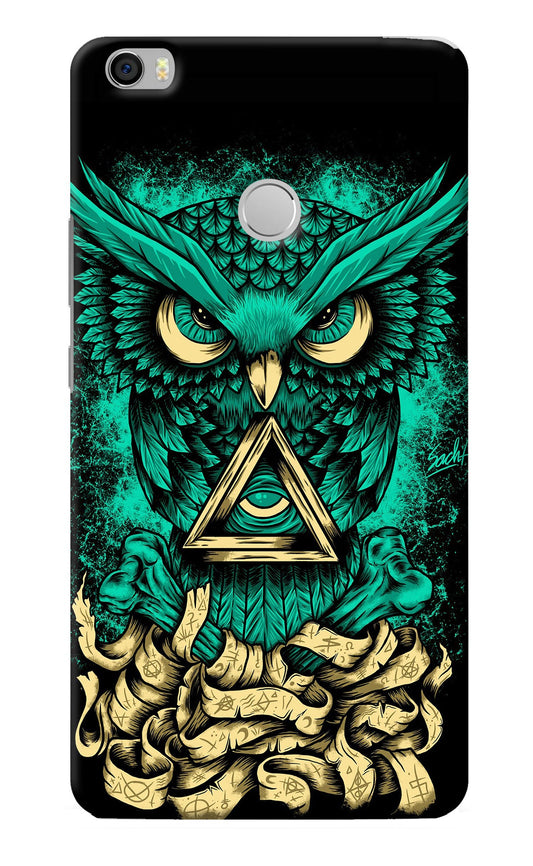 Green Owl Mi Max Back Cover