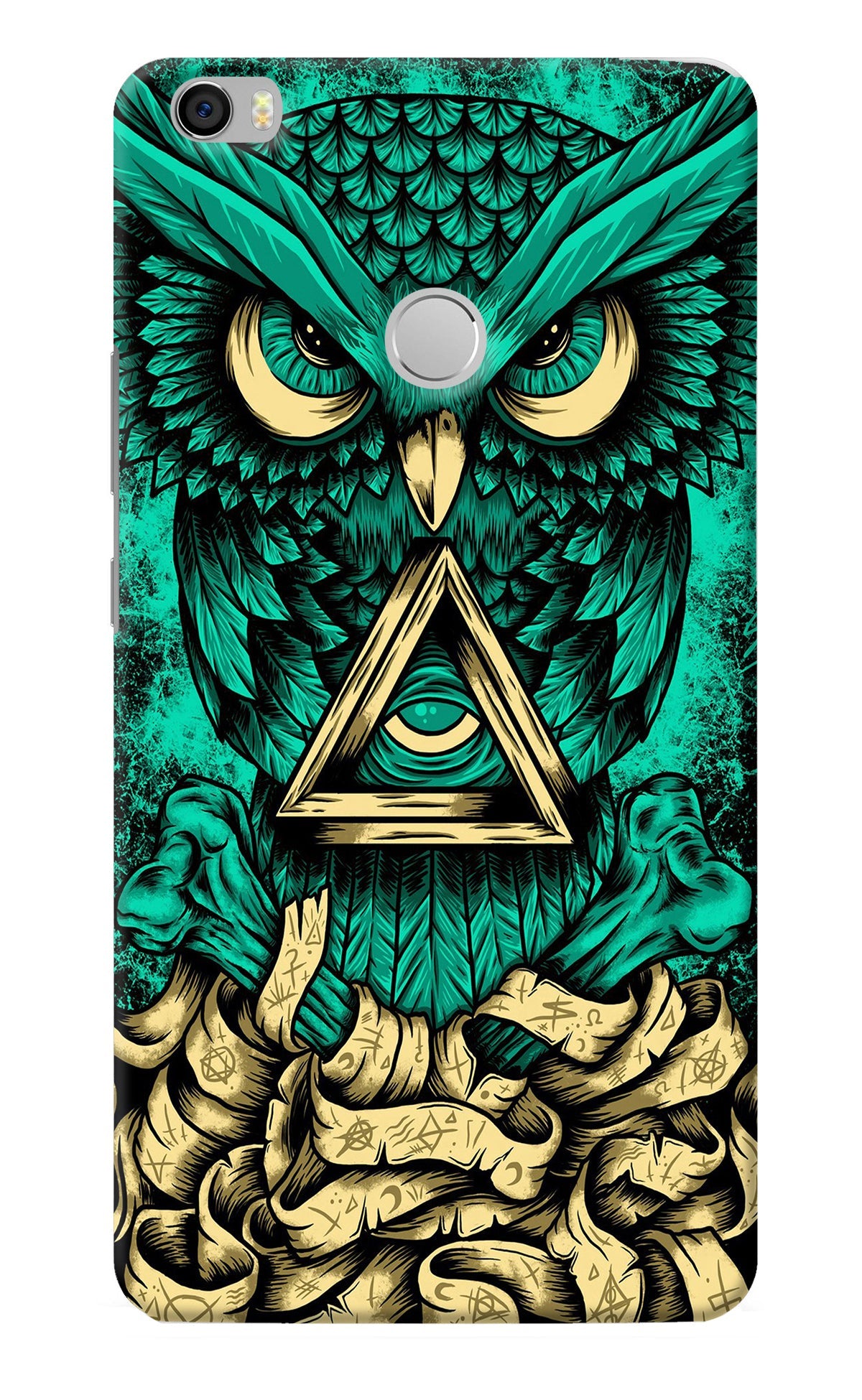 Green Owl Mi Max Back Cover