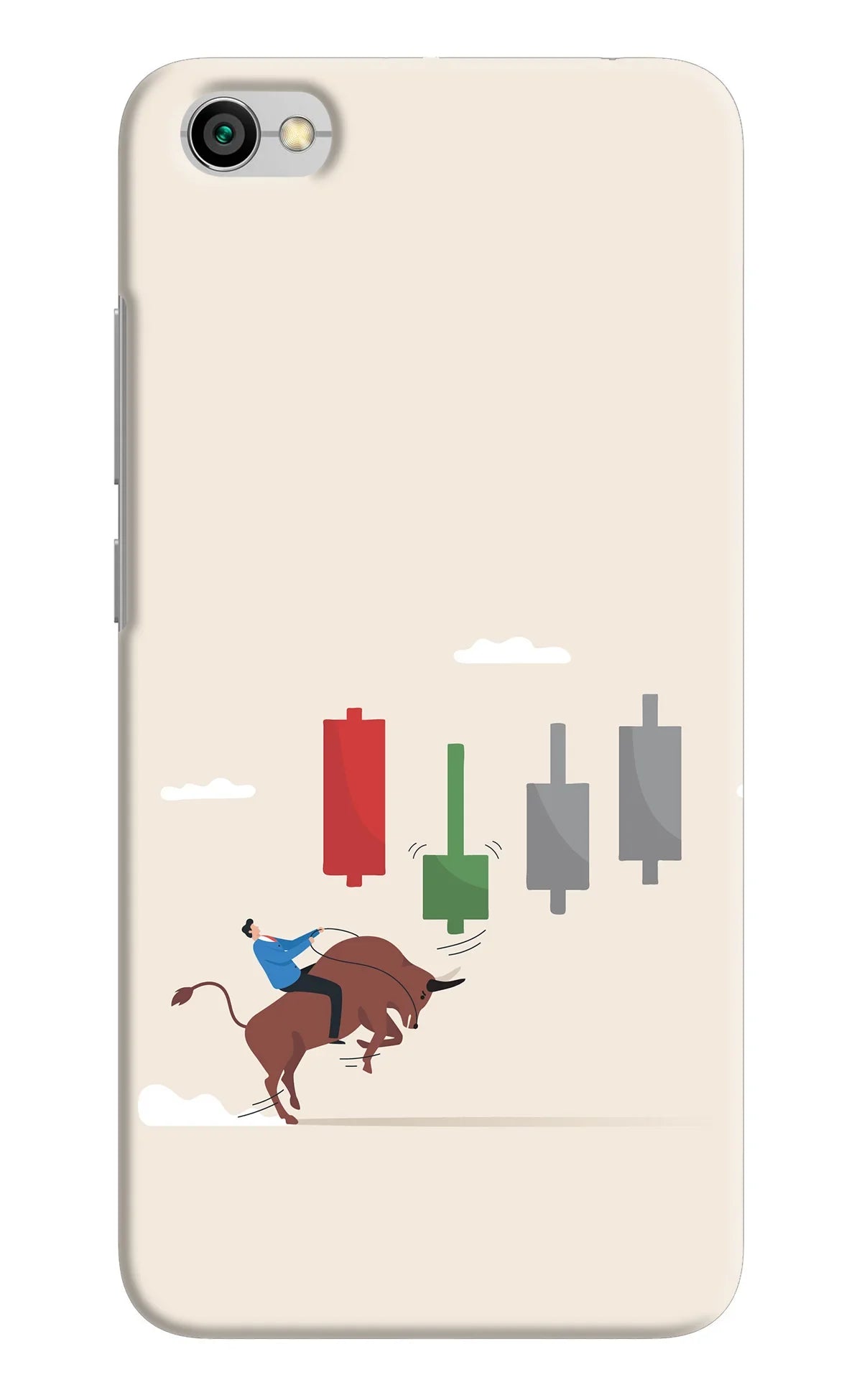 Bull Trading Momentum Redmi Y1 Lite Back Cover