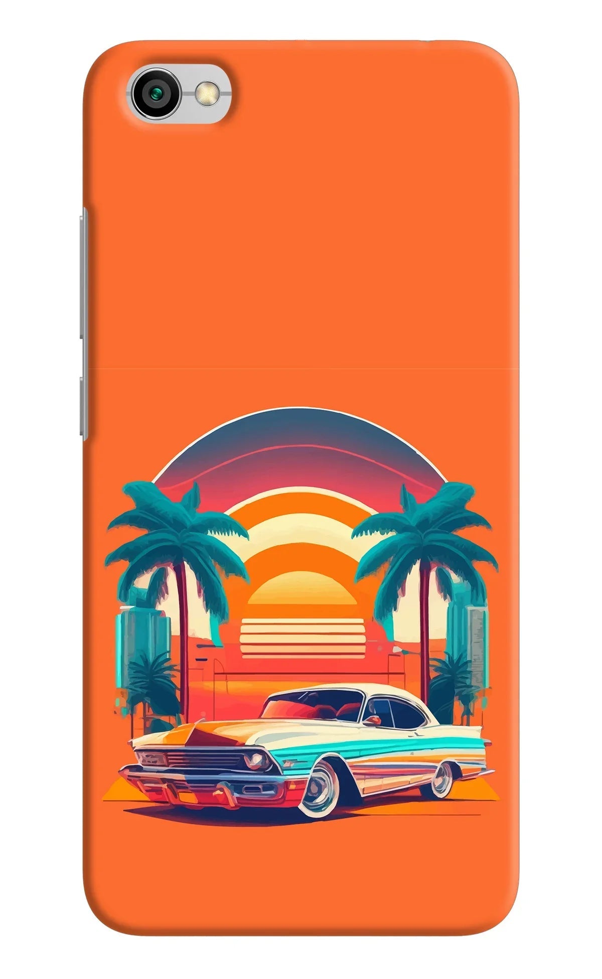Palm Drive 80s Redmi Y1 Lite Back Cover