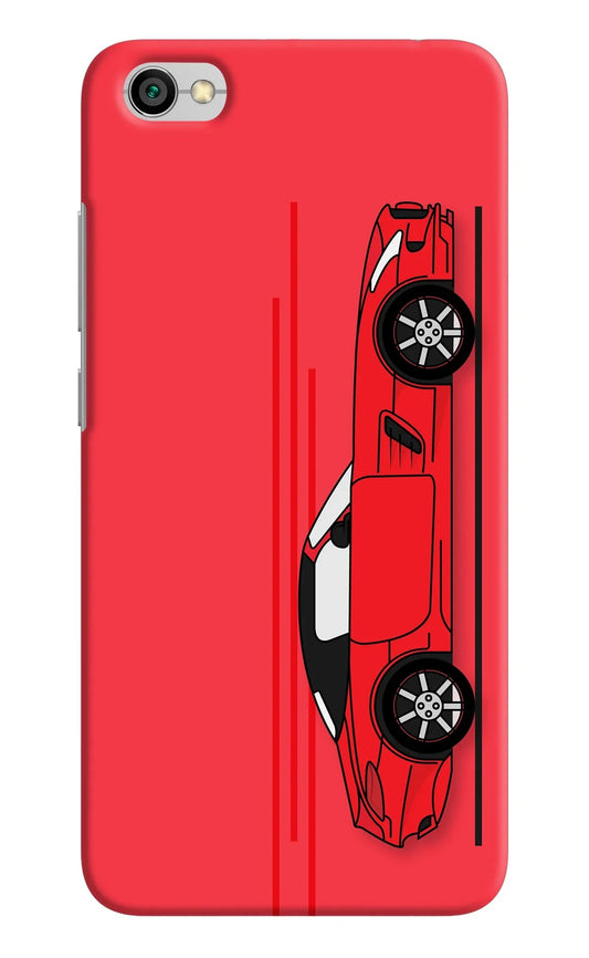 Red Velocity Redmi Y1 Lite Back Cover