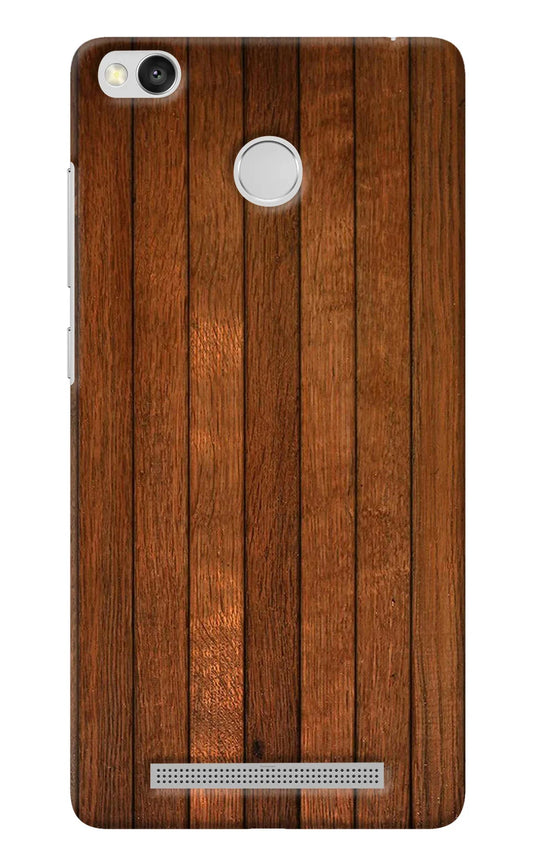 Wooden Artwork Bands Redmi 3S Prime Back Cover