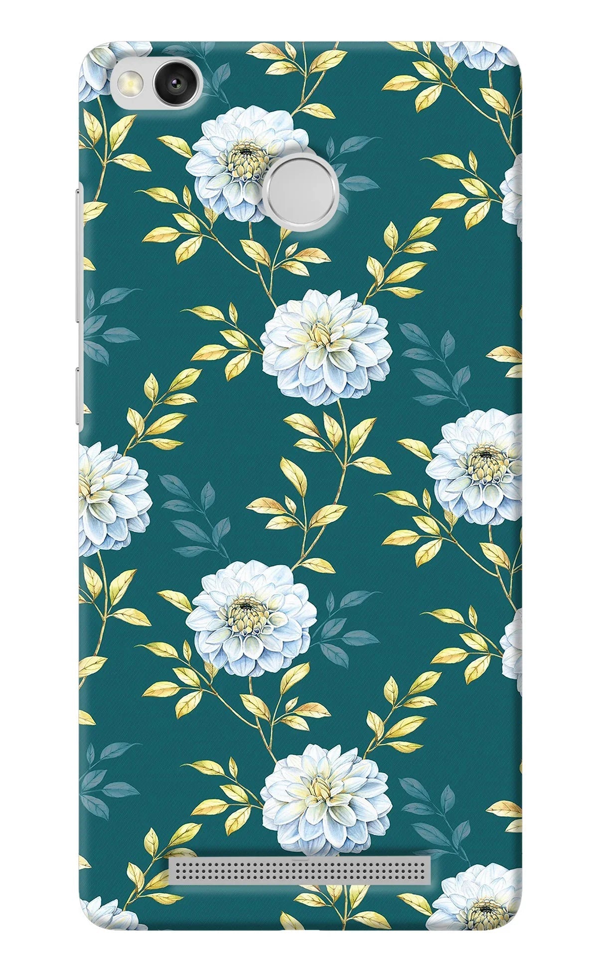 Flowers Redmi 3S Prime Back Cover