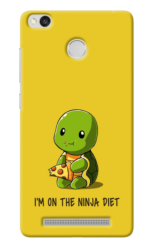I'm on Ninja Diet Redmi 3S Prime Back Cover