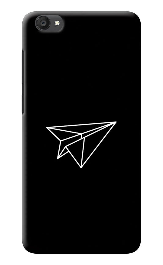 Paper Plane White Vivo Y55s Back Cover