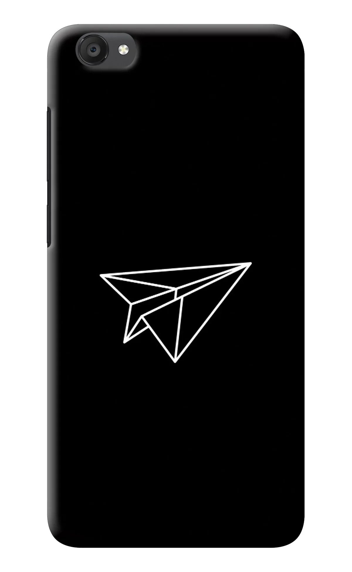 Paper Plane White Vivo Y55s Back Cover