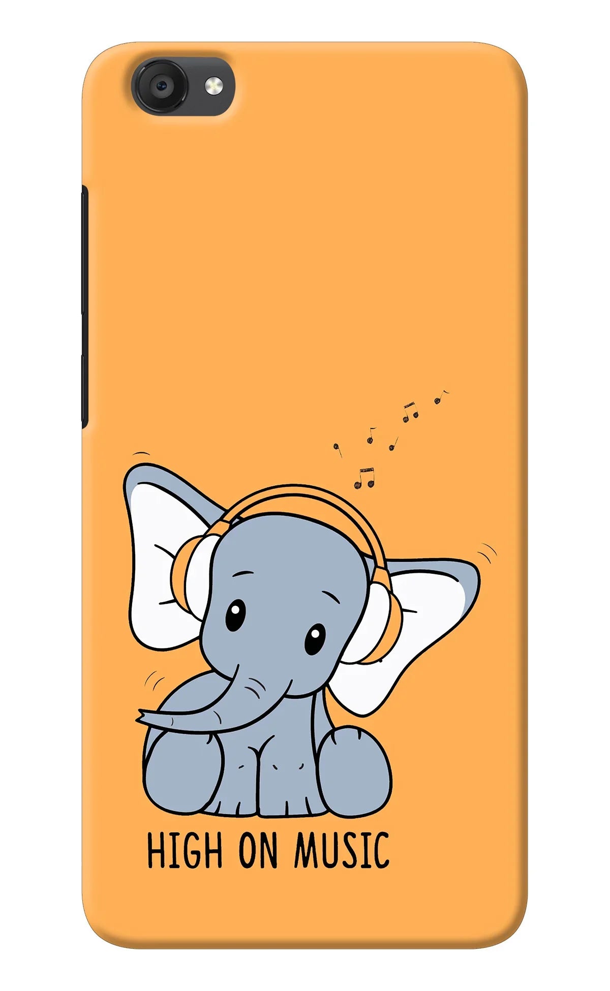 High On Music Vivo Y55s Back Cover