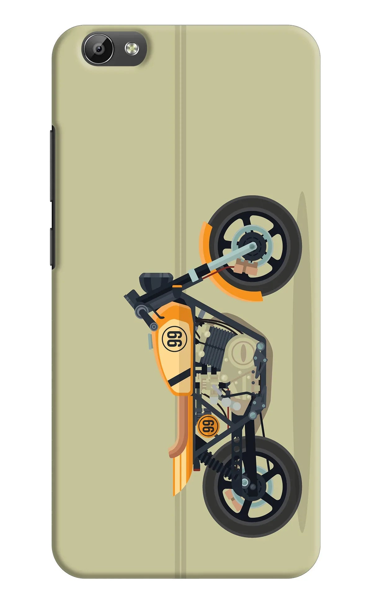 Vertical Speedster Vivo Y66 Back Cover