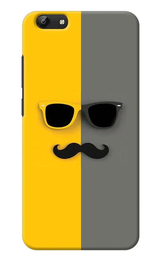 Sunglasses with Mustache Vivo Y69 Back Cover