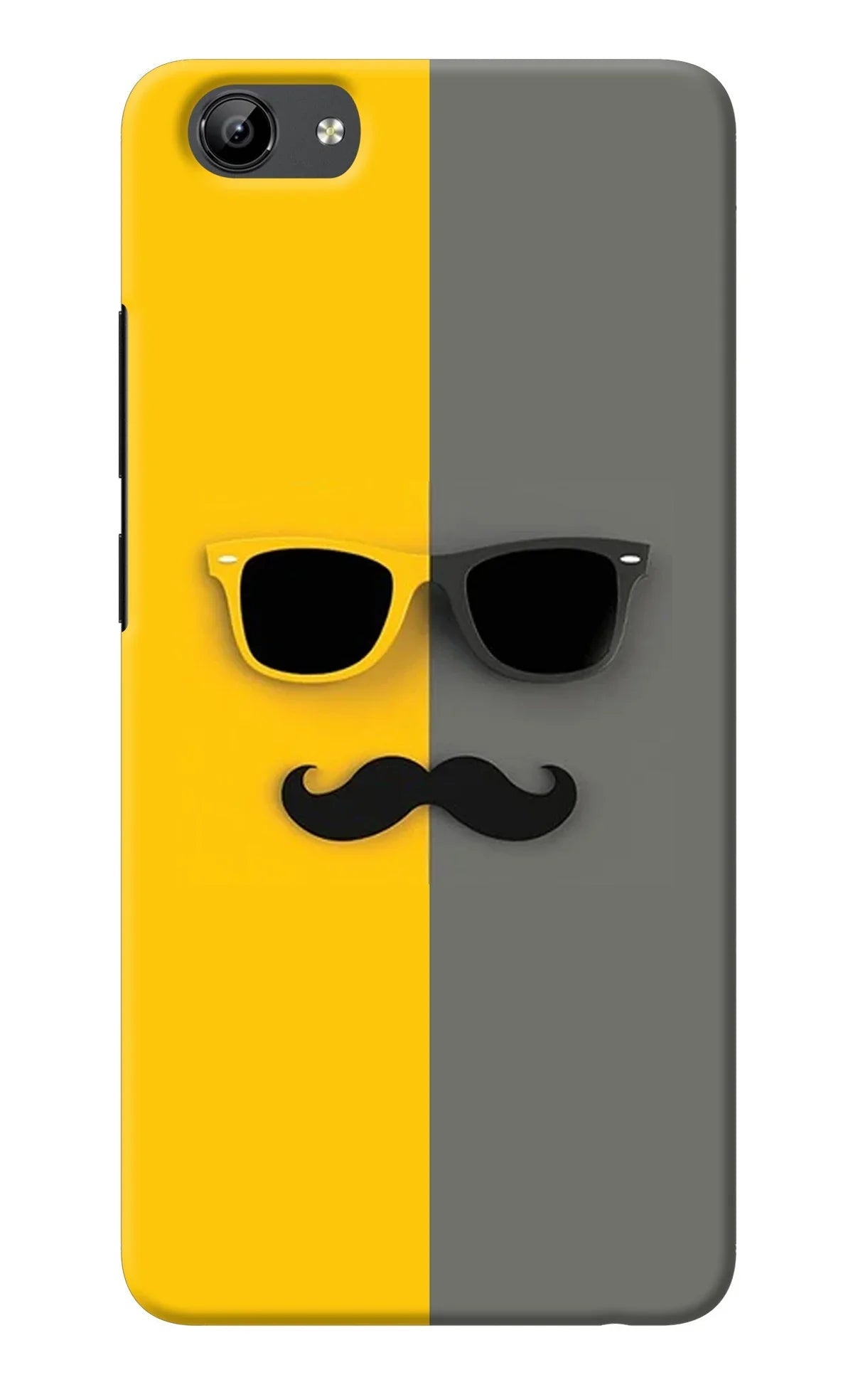 Sunglasses with Mustache Vivo Y71 Back Cover