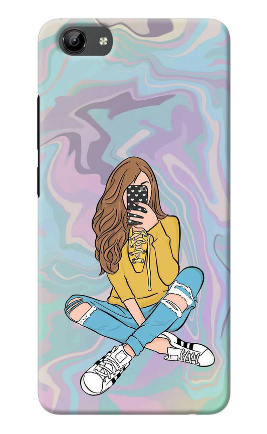 Selfie Girl Vivo Y71 Back Cover