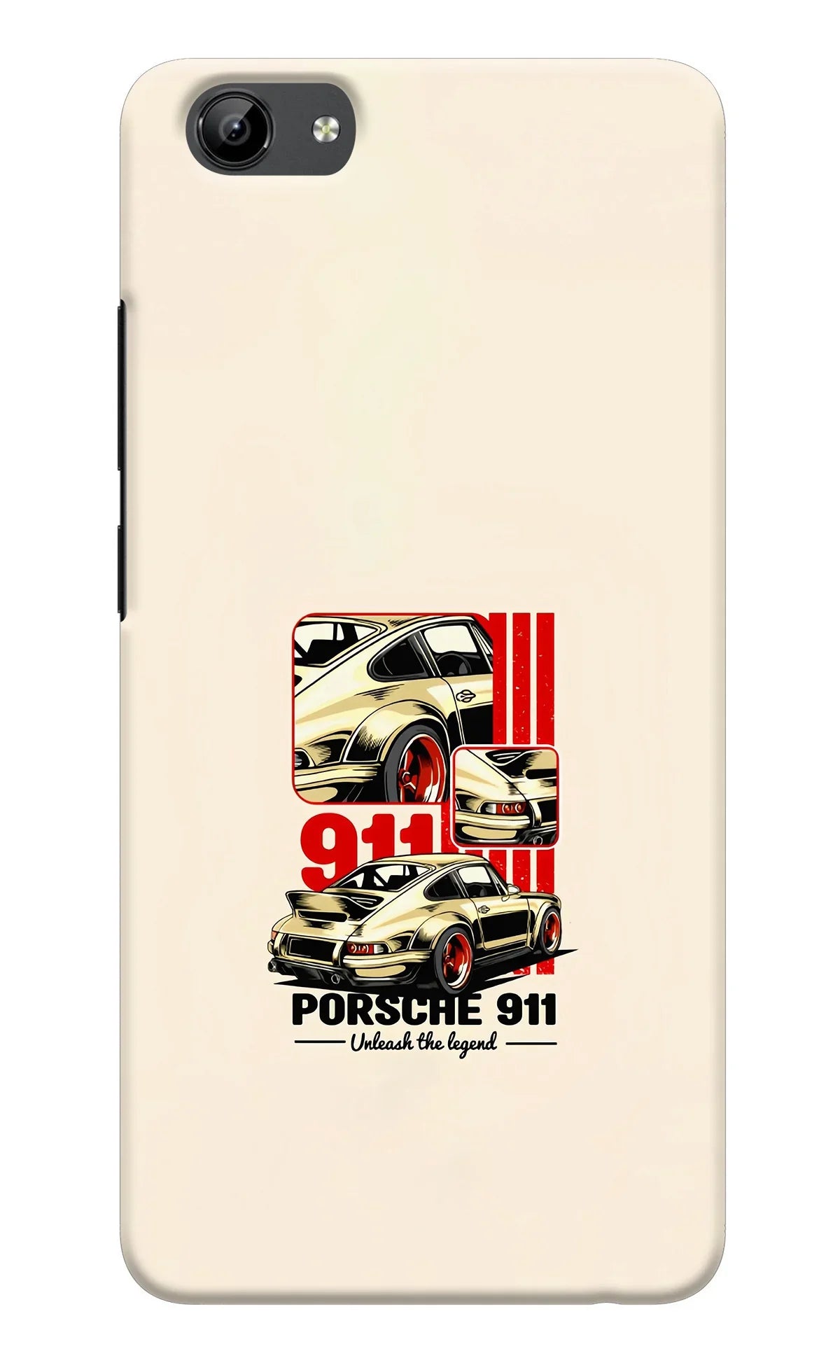 Classic Porsche 911 Vivo Y71 Back Cover