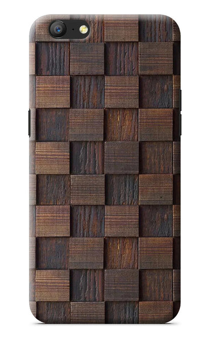 Wooden Cube Design Oppo A57 Back Cover