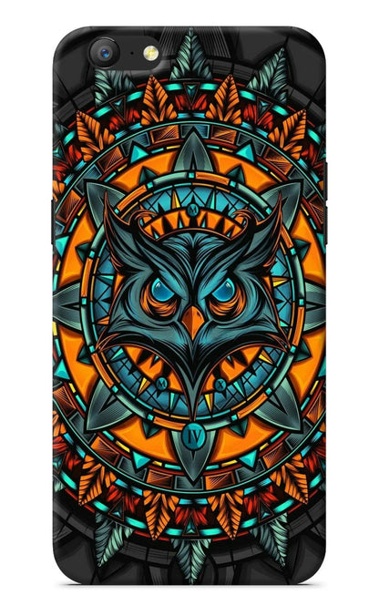 Angry Owl Art Oppo A57 Back Cover