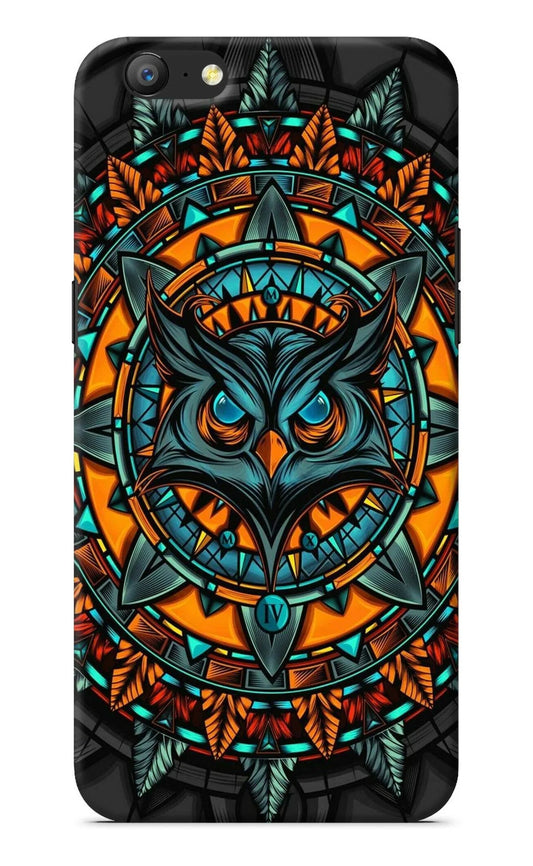 Angry Owl Art Oppo A57 Back Cover