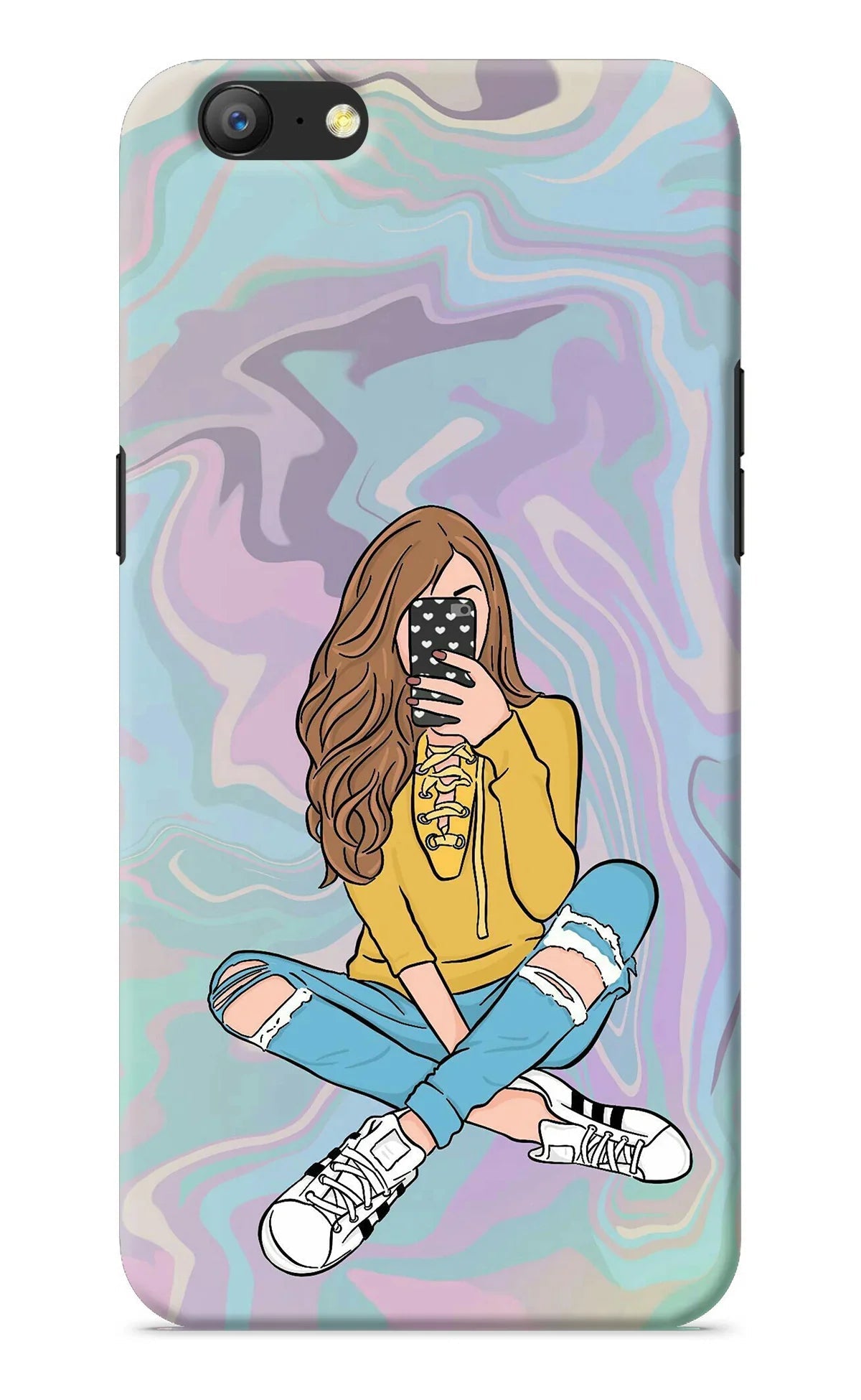 Selfie Girl Oppo A57 Back Cover