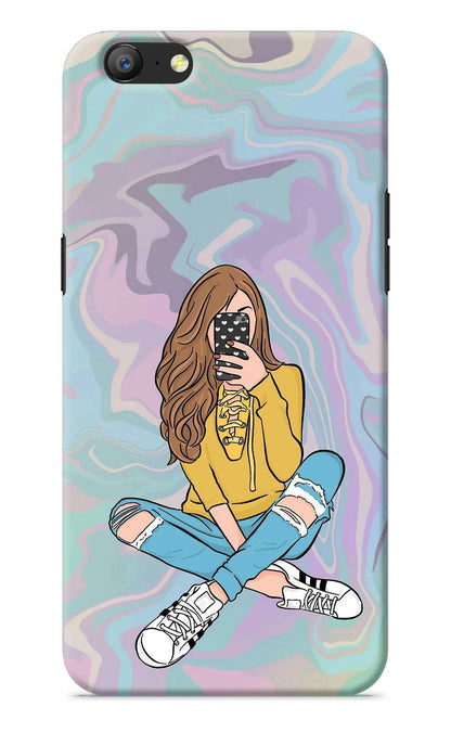 Selfie Girl Oppo A57 Back Cover