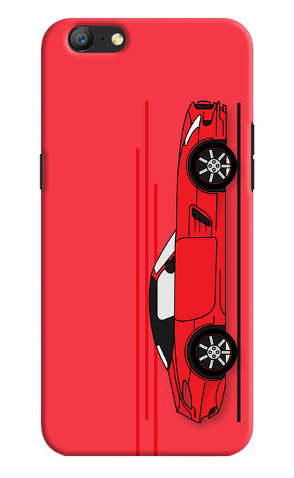 Red Velocity Oppo A57 Back Cover