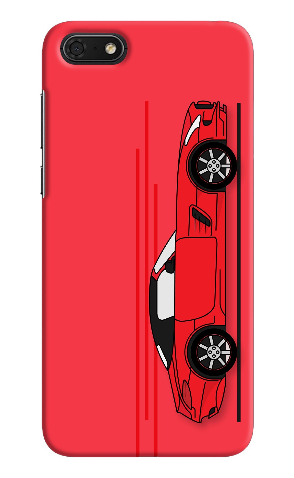 Red Velocity Honor 7S Back Cover
