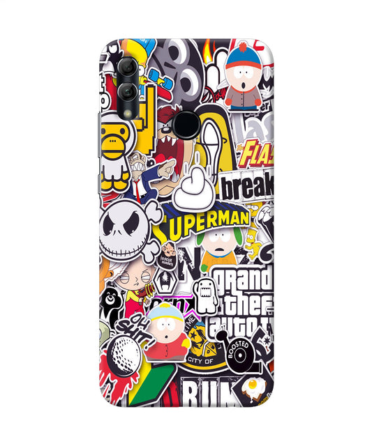 Sticker Bomb Honor 10 Lite Back Cover