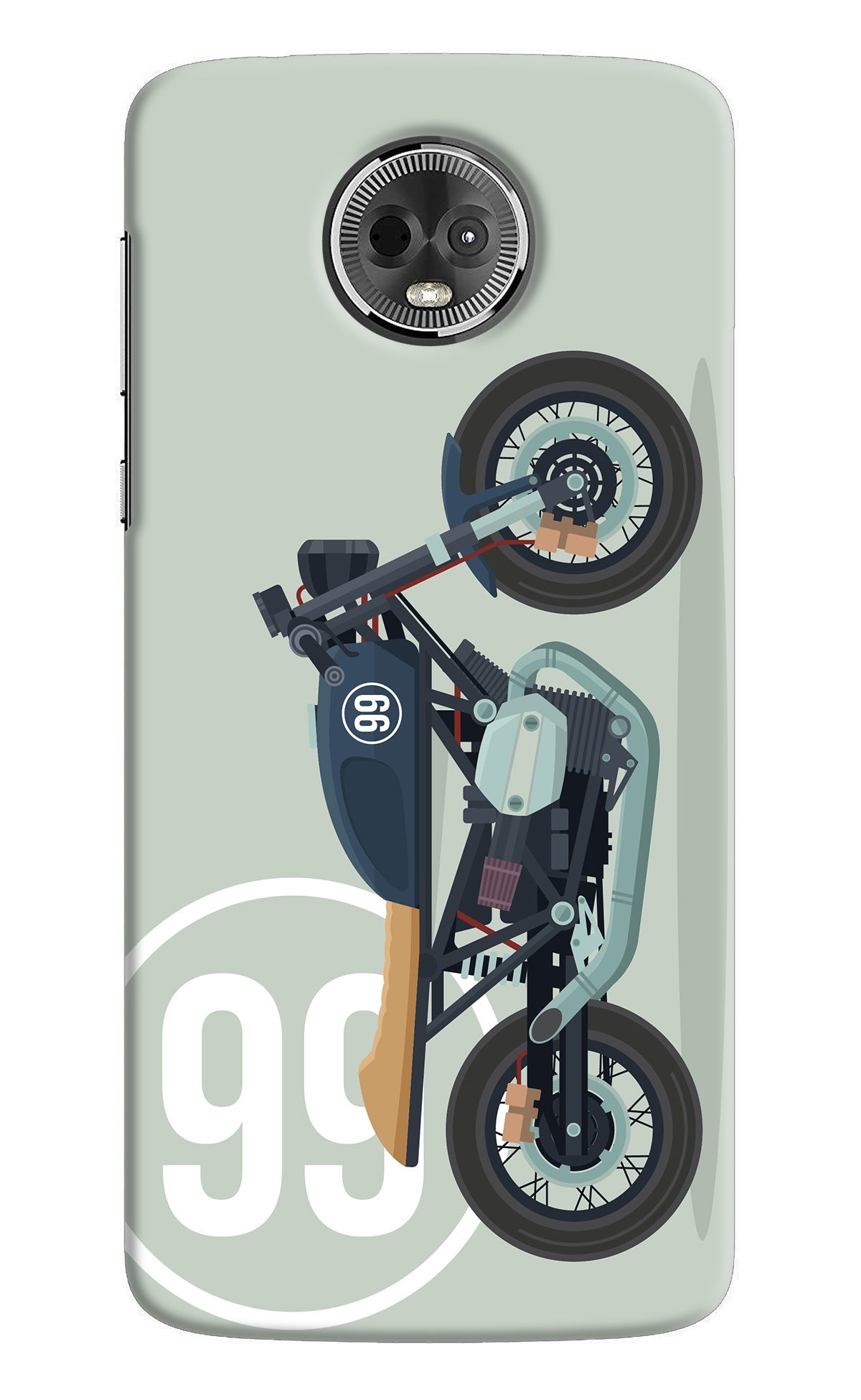 Classic Cafe Racer 99 Moto E5 Plus Back Cover