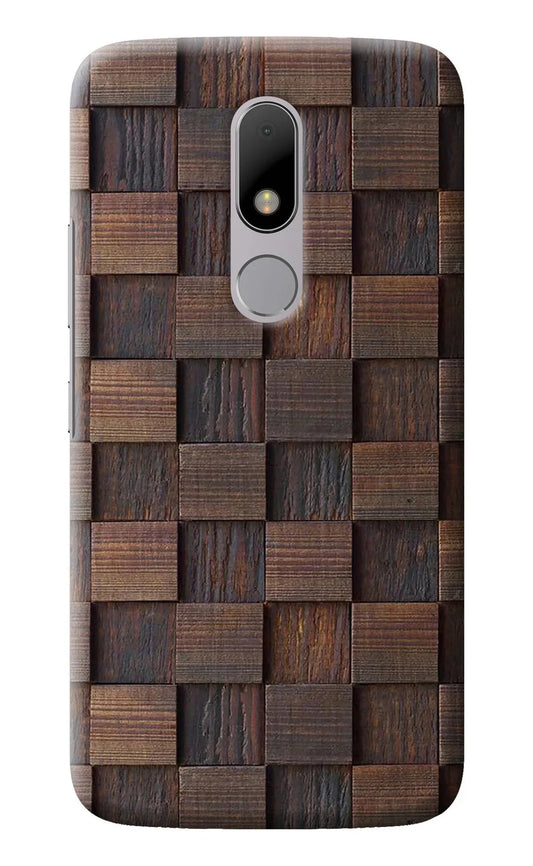 Wooden Cube Design Moto M Back Cover
