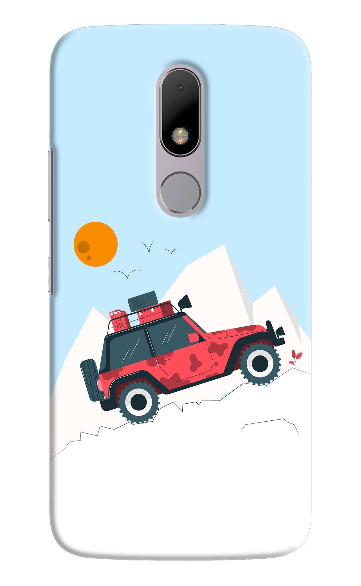 Mountain Trail Beast Moto M Back Cover